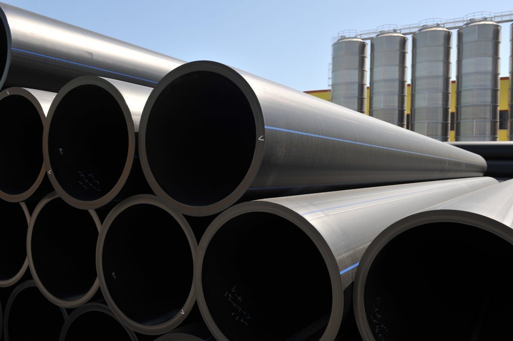 HDPE PVC plastic pipes saltwater disposal India